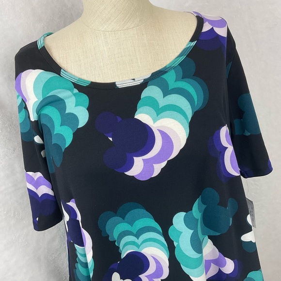 Lularoe Perfect T Top Minnie & Mickey NWT - Size S - Picture 2 of 6